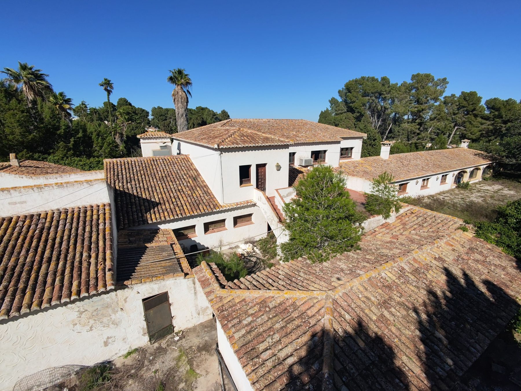 Vista a&eacute;rea tejados