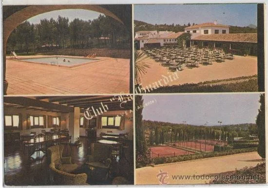 Postal vintage Club de La Guardia